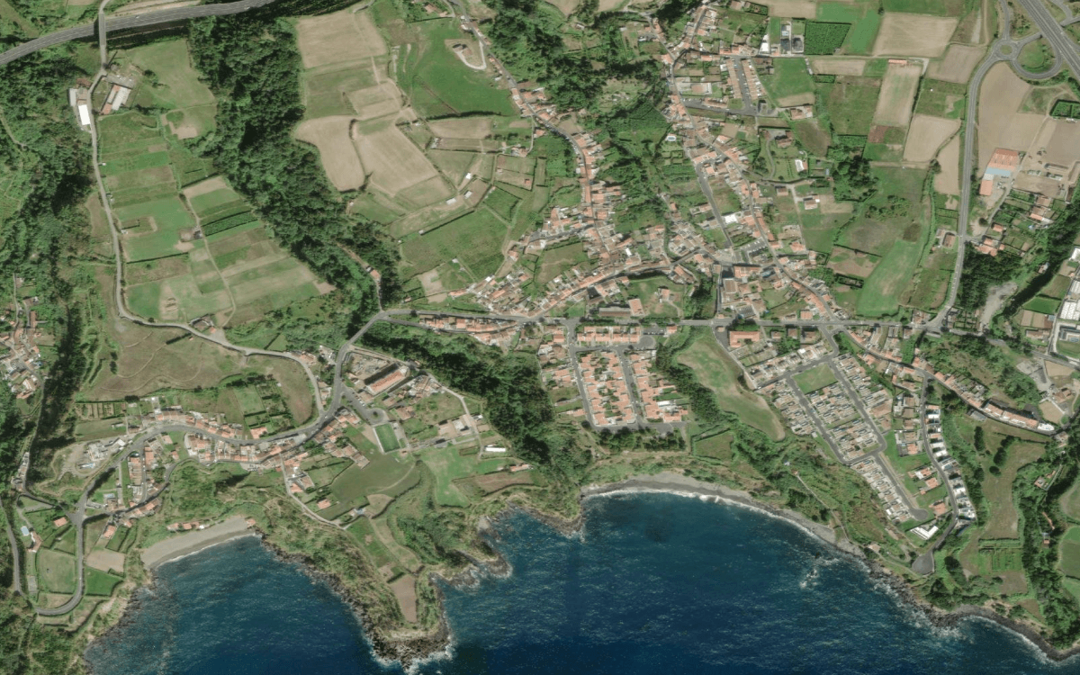 Mapa de Agua D'Alto, São Miguel, Açores